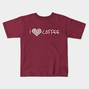 I Love Coffee Kids T-Shirt